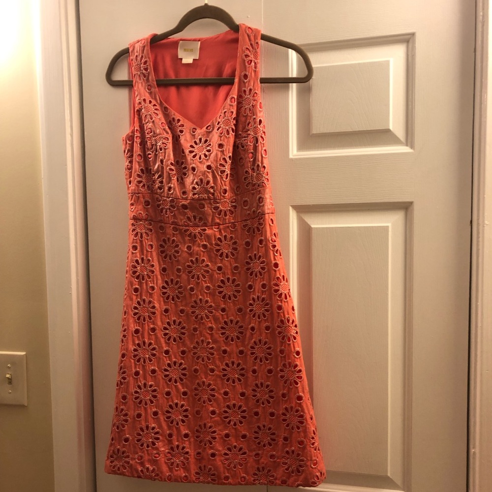 Anthropologie - Maeve coral dress size 0